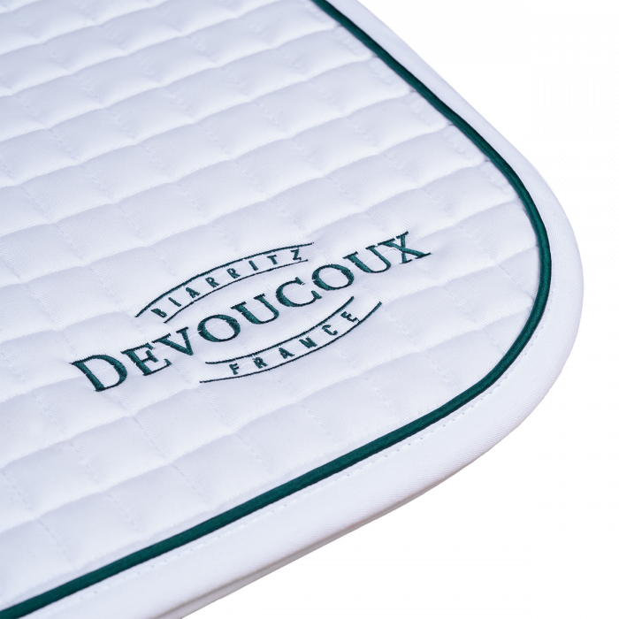 Biarritz White Saddle Pad