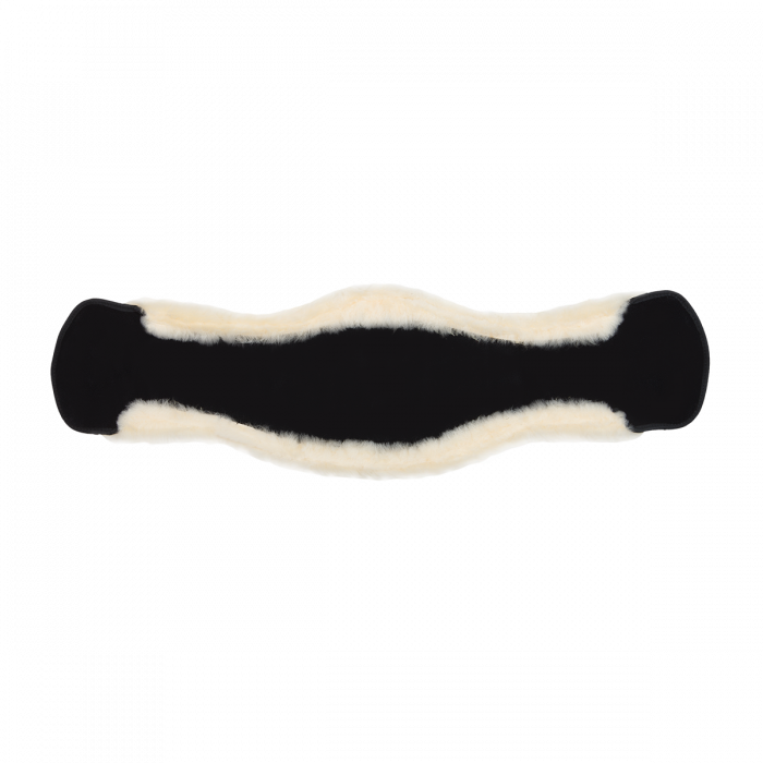 Abnehmbares Lammfellimitat für Kurzgurt mit V-Gurtung