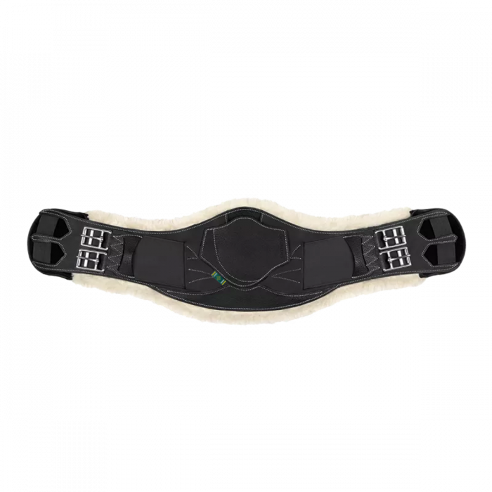 Makila girth with artificial sheepskin lining
