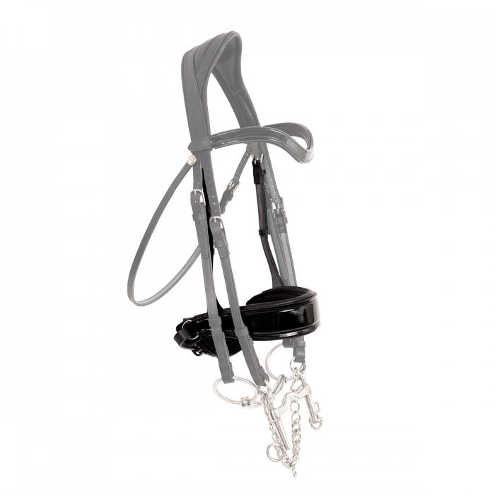 Makila Reithalfter schwarz glänzend