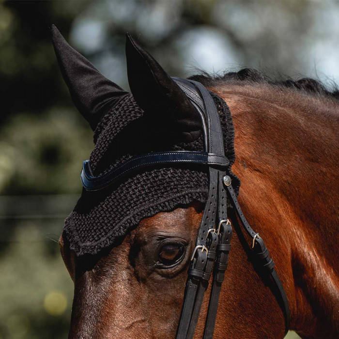 Makila Stirnriemen schwarz glänzend