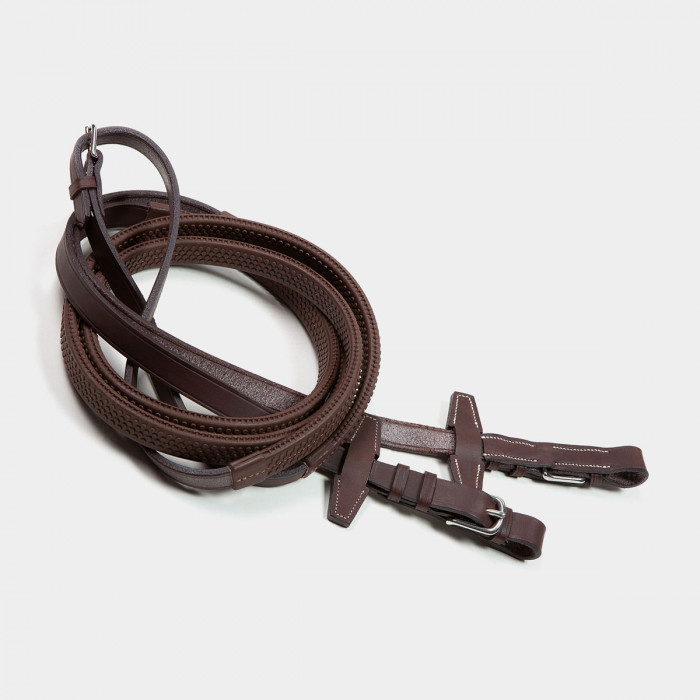 Rubber reins