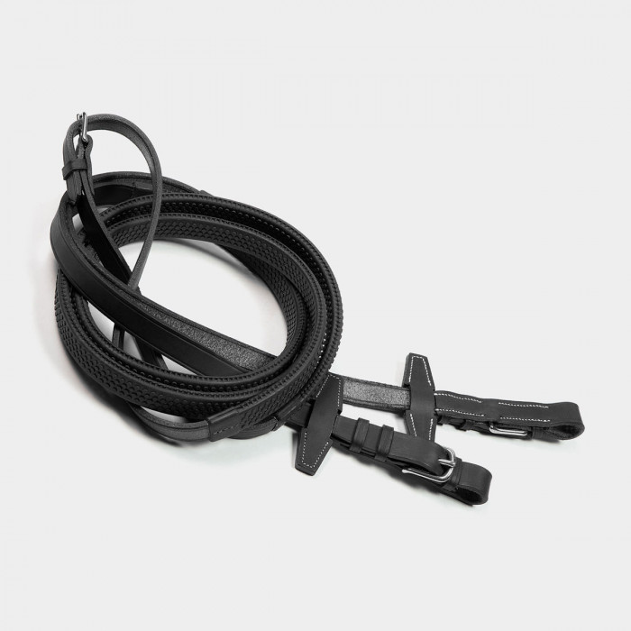 Rubber reins