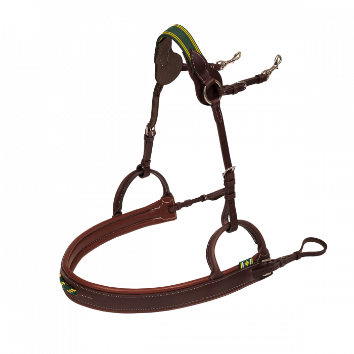 Leather breast collar