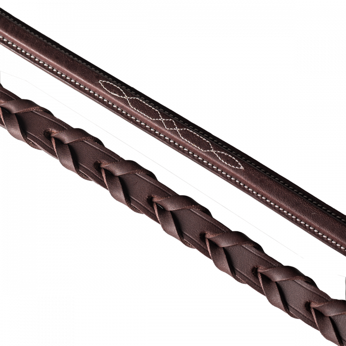 Hunter braided reins