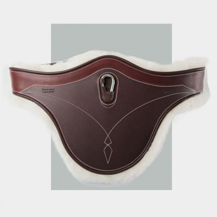 Belly guard girth with removable sheepskin lining - COLLECTORS