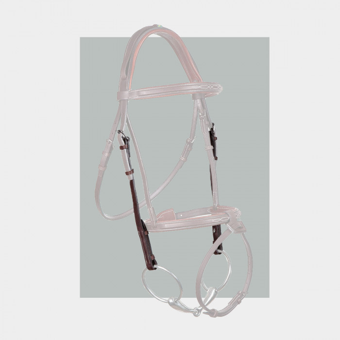 Cheek straps with hook stud fastening - COLLECTORS